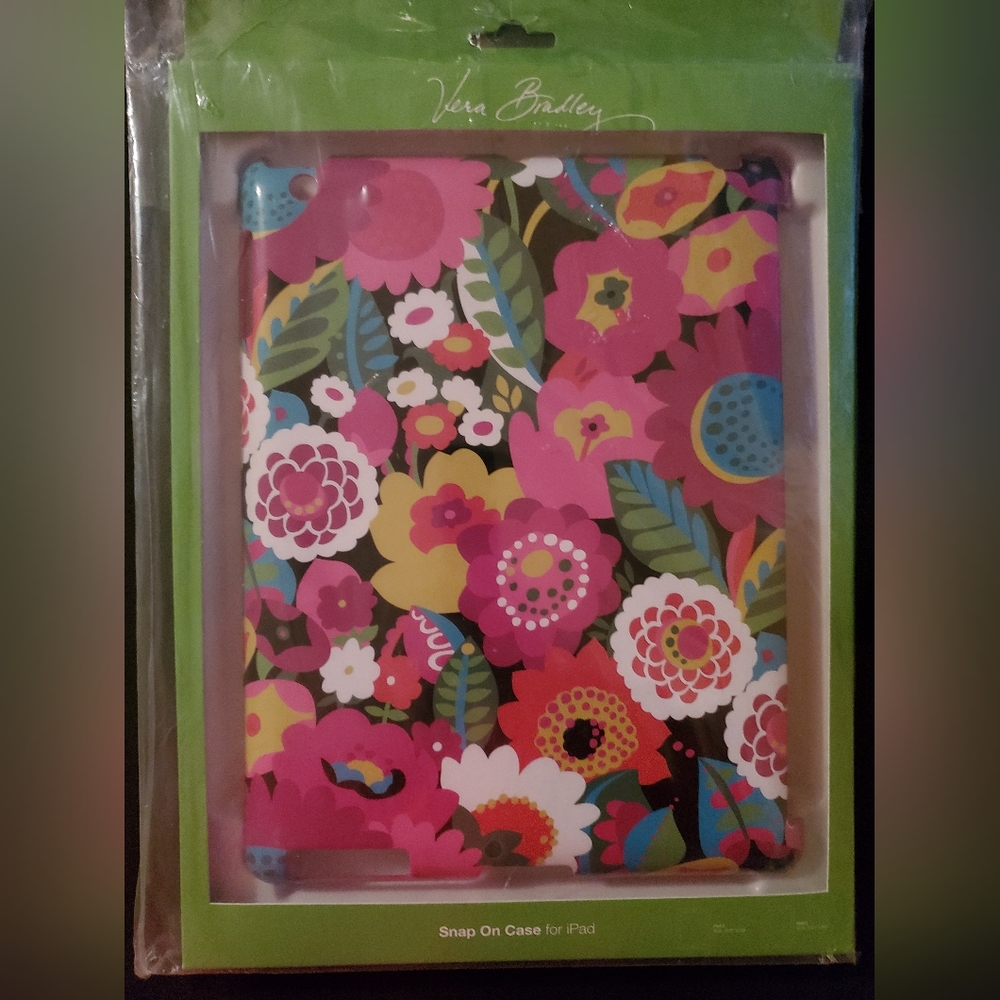 VERA BRADLEY VA VA BLOOM SNAP ON CASE FOR IPAD 2 AND 3 NWT